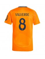 Real Madrid Federico Valverde #8 Venkovní Dres 2024-25 Krátký Rukáv